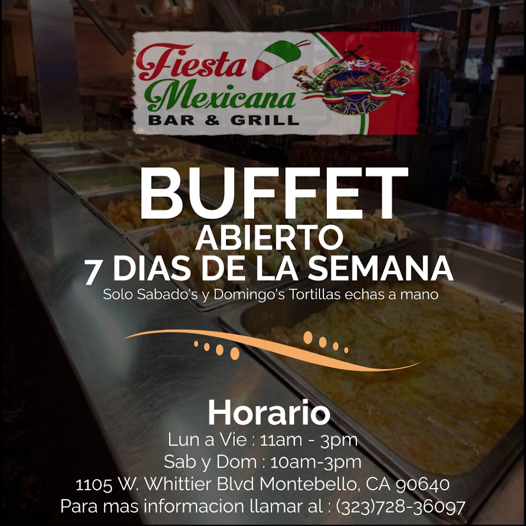 Fiesta Mexicana | 1105 Whittier Blvd, Montebello, CA 90640, USA | Phone: (323) 728-3097