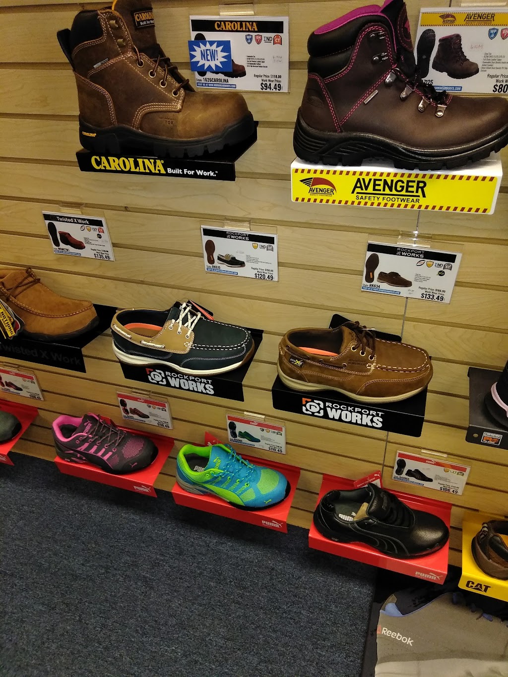 Work Wear Safety Shoes | 2245 E Division St, Arlington, TX 76011, USA | Phone: (817) 652-8900