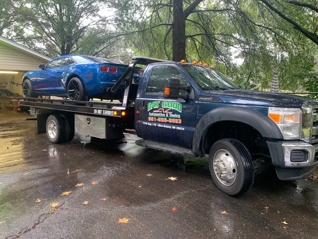 Dat Good Automotive & Towing | 7116 MS-178, Olive Branch, MS 38654, USA | Phone: (901) 826-2623