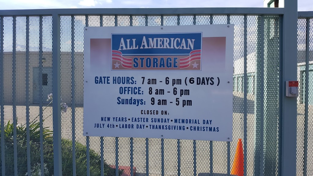 AAA All American Self Storage | 14918 Foothill Blvd, Fontana, CA 92335, USA | Phone: (909) 347-6188