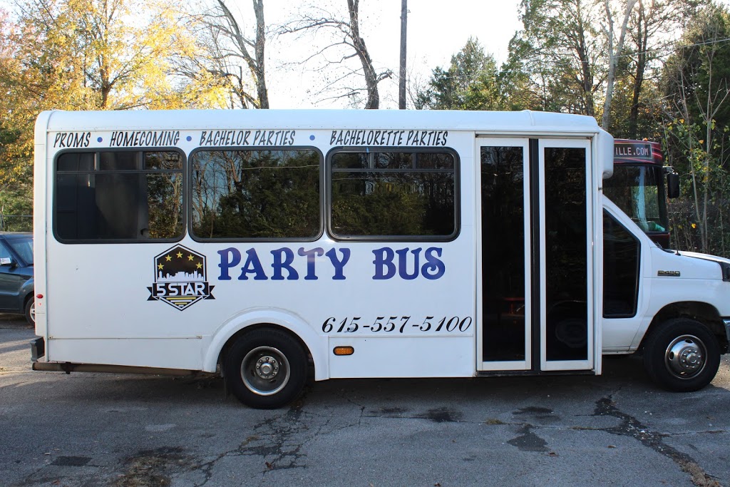 5 Star Party Bus Of Nashville | 4000 Anderson Rd, Nashville, TN 37217, USA | Phone: (615) 557-5100