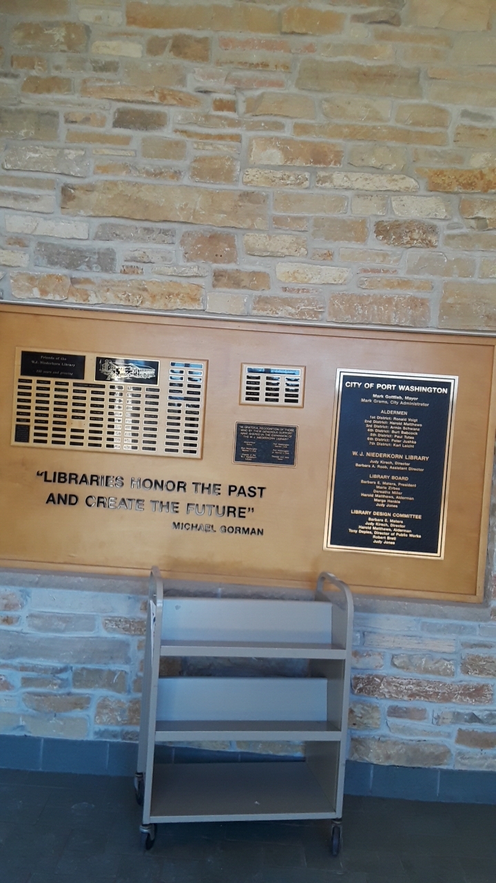 W.J. Niederkorn Library | 316 W Grand Ave, Port Washington, WI 53074, USA | Phone: (262) 284-5031