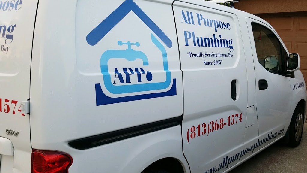 All Purpose Plumbing | 15100 Hutchison Rd #120, Tampa, FL 33625, USA | Phone: (813) 368-1574