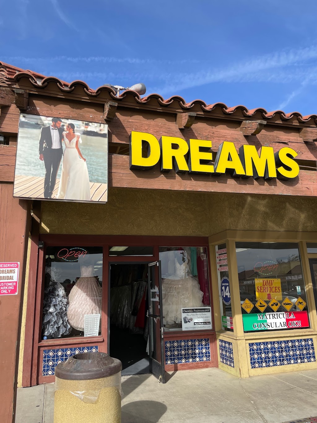 Dreams Bridal & Tuxedo | 15024 Bear Valley Rd A, Victorville, CA 92395, USA | Phone: (760) 962-9777