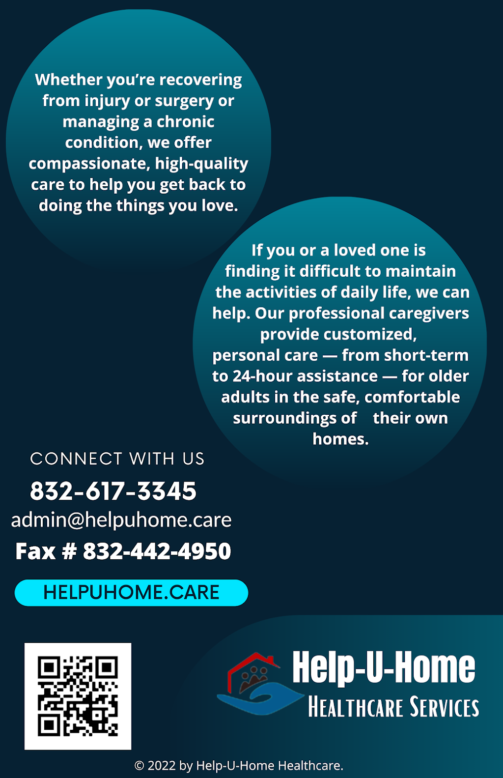 Help U Home Healthcare Services | 19627 Interstate 45 N #220, Spring, TX 77388, USA | Phone: (832) 617-3345