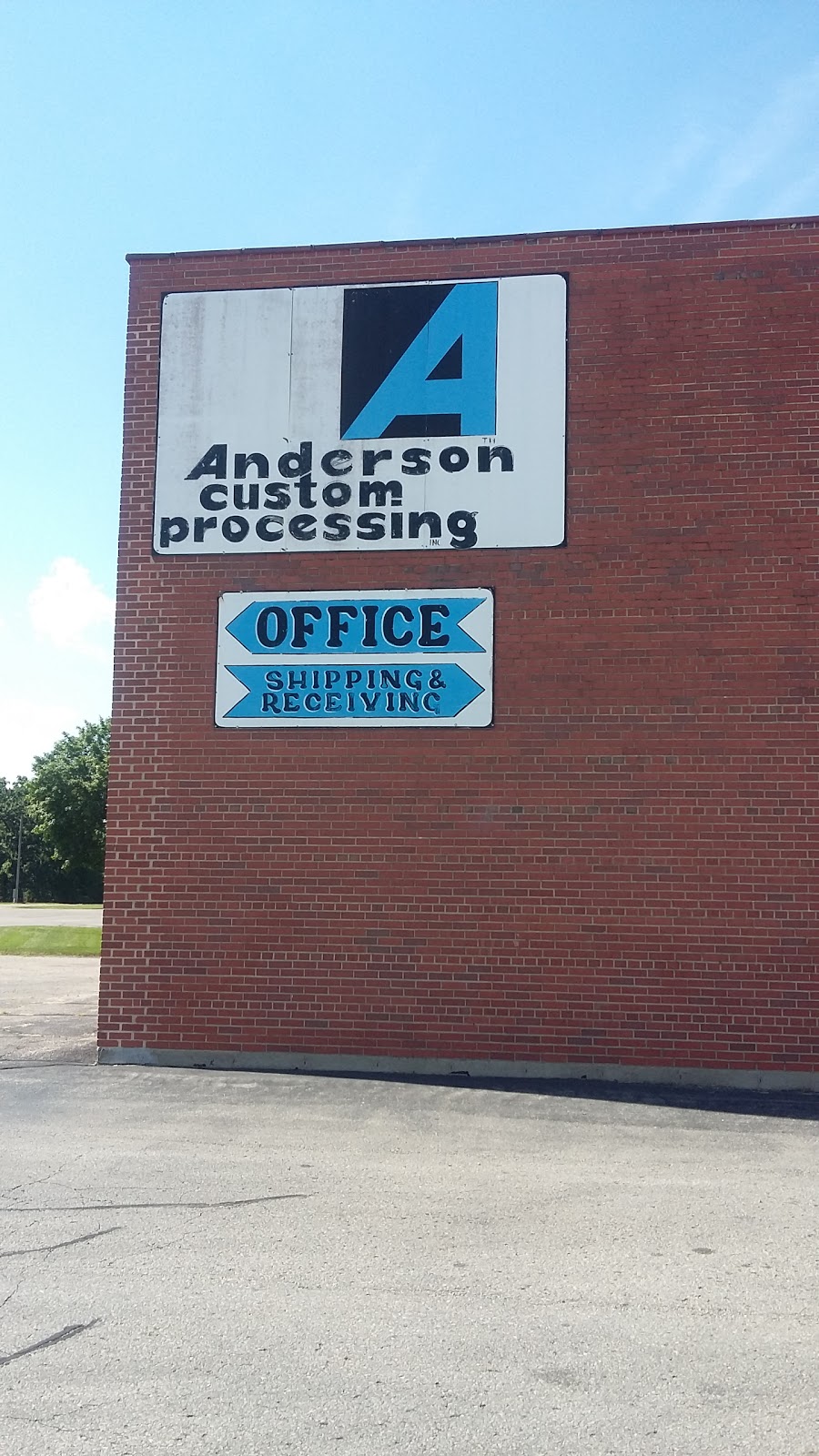 Anderson Custom Processing Inc | 220 Serv-US St, Belleville, WI 53508, USA | Phone: (608) 424-3321