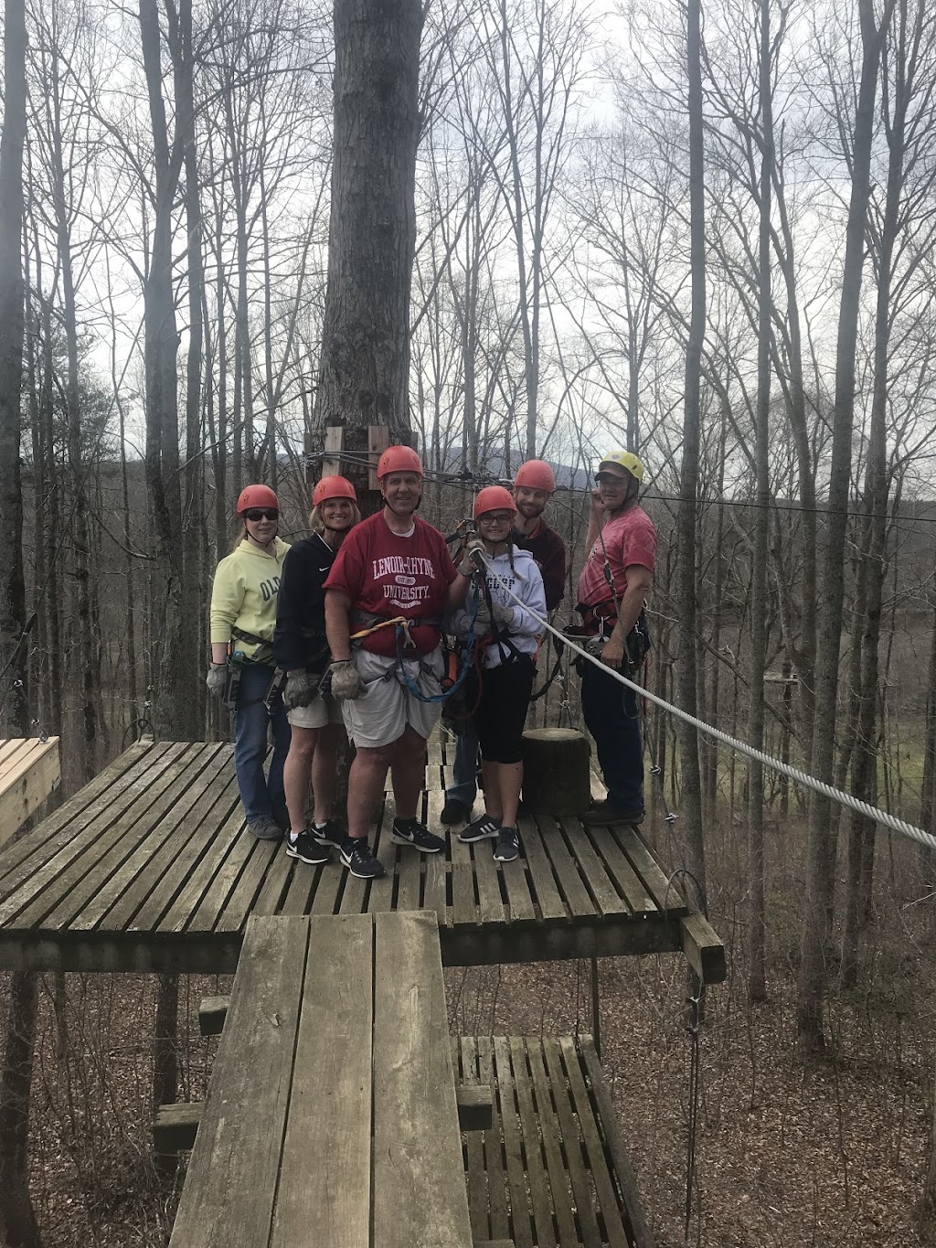 Carolina Ziplines Canopy Tour | 1085 Nickell Farm Rd, Westfield, NC 27053, USA | Phone: (336) 972-7656