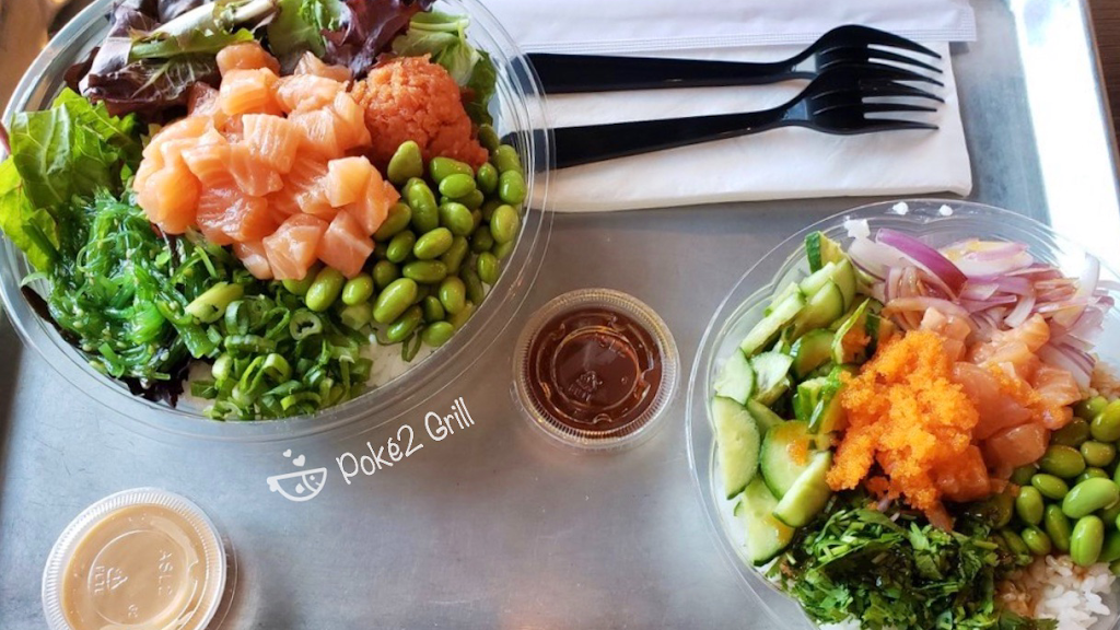 Poke2 Grill | 9523 Lakewood Blvd, Downey, CA 90240, USA | Phone: (562) 622-1455