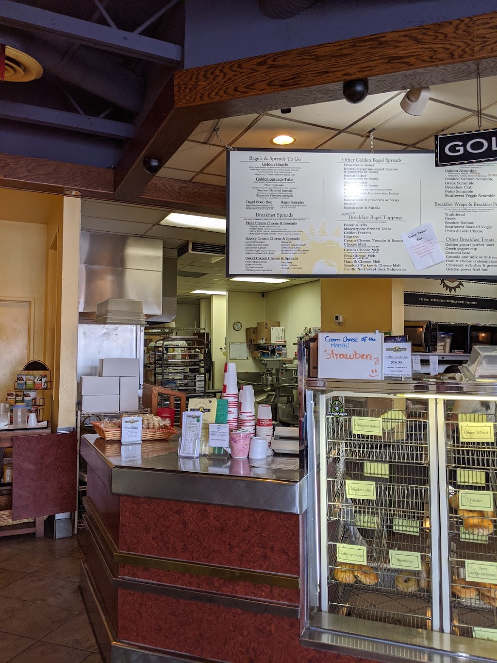 Golden Bagel Cafe | 2744 Fletcher Pkwy, El Cajon, CA 92020, USA | Phone: (619) 464-2243