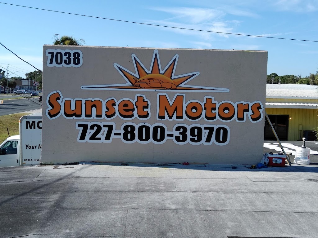 Sunset Motors | 7038 US-19, New Port Richey, FL 34652, USA | Phone: (727) 800-3970