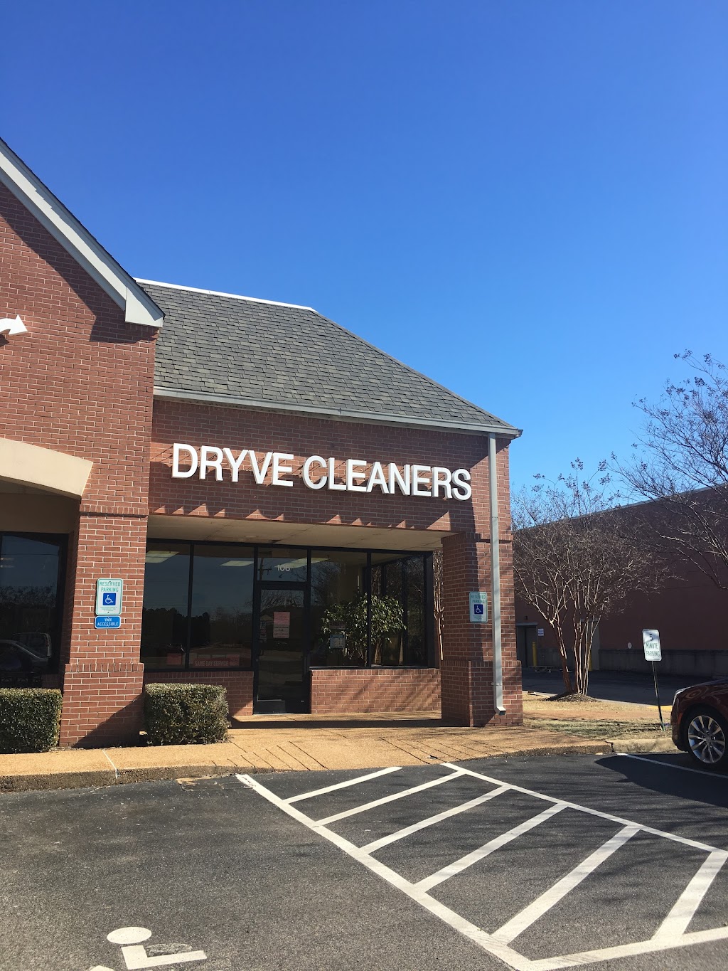 Dryve Cleaners | 1996 S Houston Levee Rd #106, Collierville, TN 38017, USA | Phone: (901) 854-5744