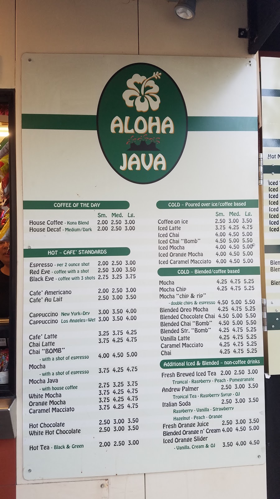 Aloha Java | 800 State College Blvd, Fullerton, CA 92831, USA | Phone: (310) 923-8292