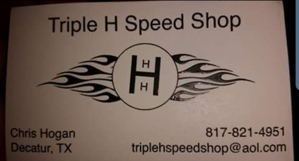 Triple H Speedshop | 1494 Hlavek Rd, Decatur, TX 76234, USA | Phone: (817) 821-4951