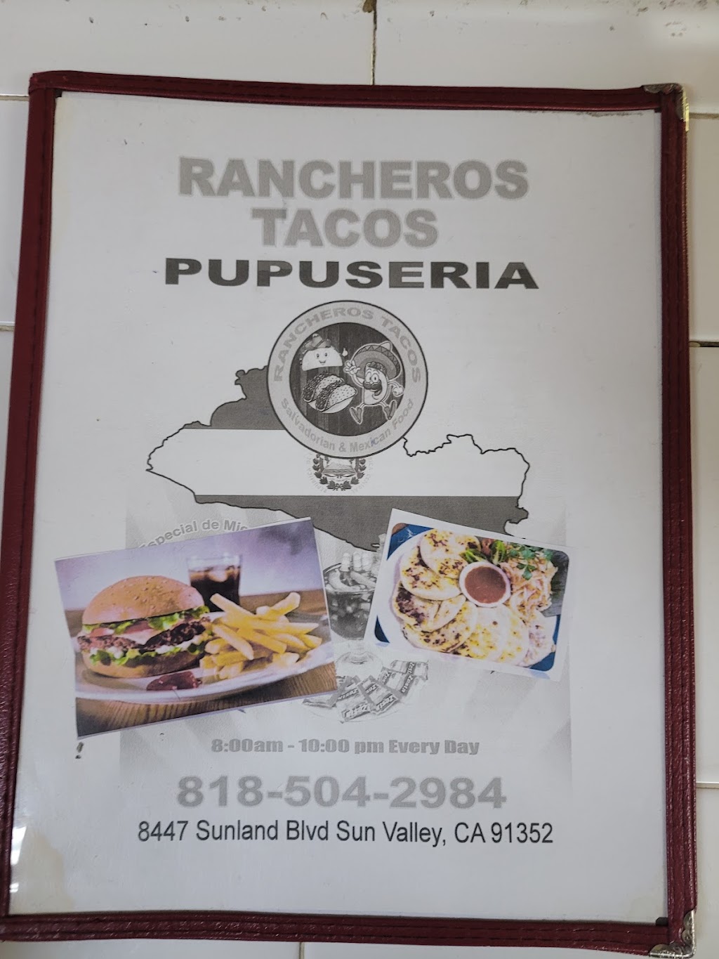 Rancheros Tacos Pupuseria | 8447 Sunland Blvd #3437, Sun Valley, CA 91352, USA | Phone: (818) 504-2789