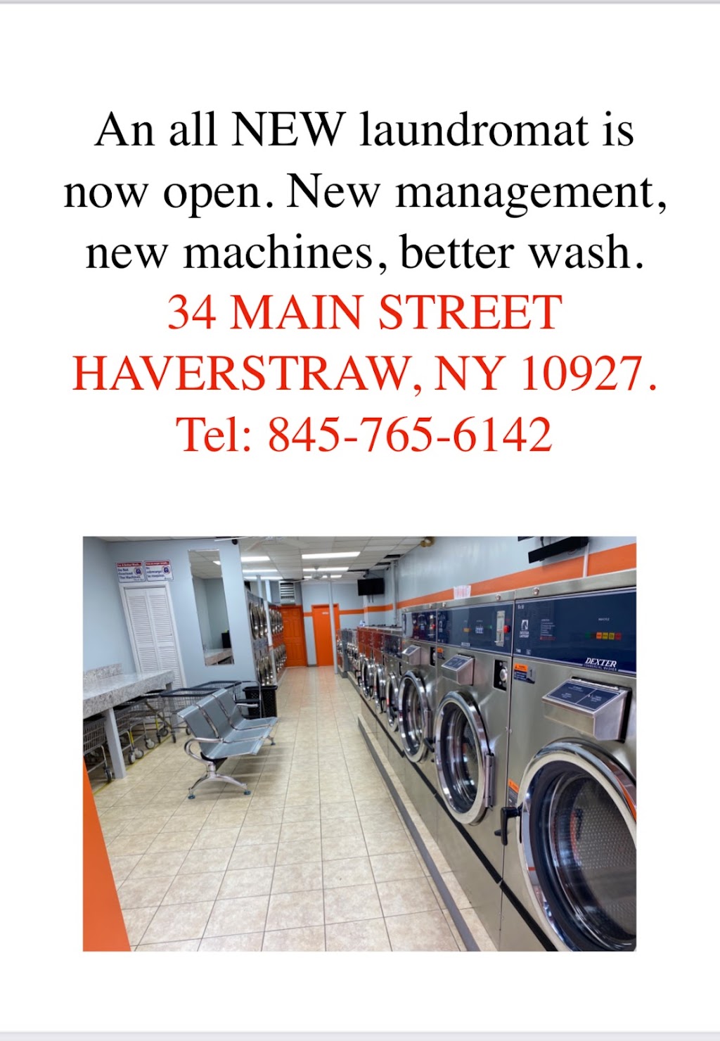 Fiesta Laundromat LLC | 34 Main St, Haverstraw, NY 10927, USA | Phone: (845) 765-6142