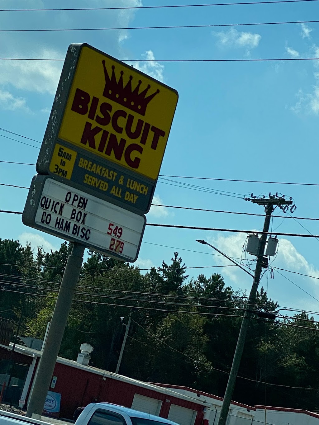 Biscuit King | 1900 Cotton Grove Rd, Lexington, NC 27292, USA | Phone: (336) 357-2292