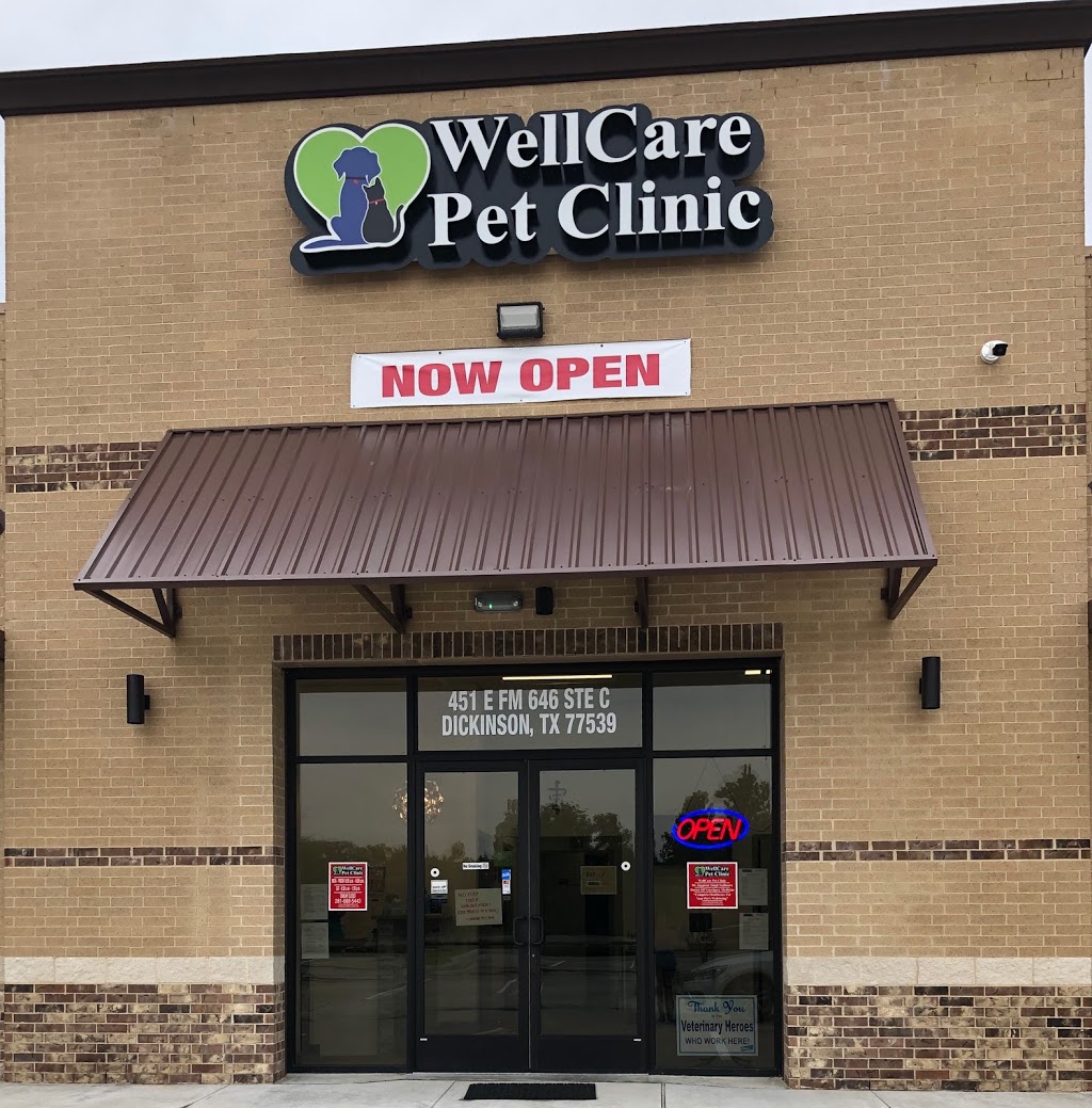 WellCare Pet Clinic | 1624 Hill Ave, Dickinson, TX 77539, USA | Phone: (281) 688-5443