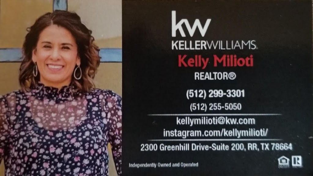 Realtor - Kelly Milioti, ABR, GRI, NCB, SRS, RENE, TSAHC | 104 Caribou Crossing, Round Rock, TX 78664, USA | Phone: (512) 299-3301