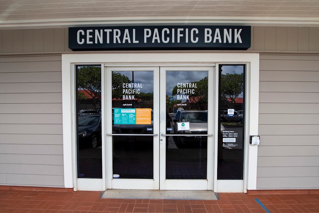 Central Pacific Bank | 95-720 Lanikuhana Ave, Mililani, HI 96789, USA | Phone: (808) 544-0500