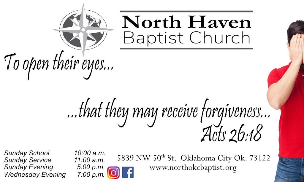 North Haven Baptist Church | 5839 NW 50th St, Warr Acres, OK 73122, USA | Phone: (405) 397-1642