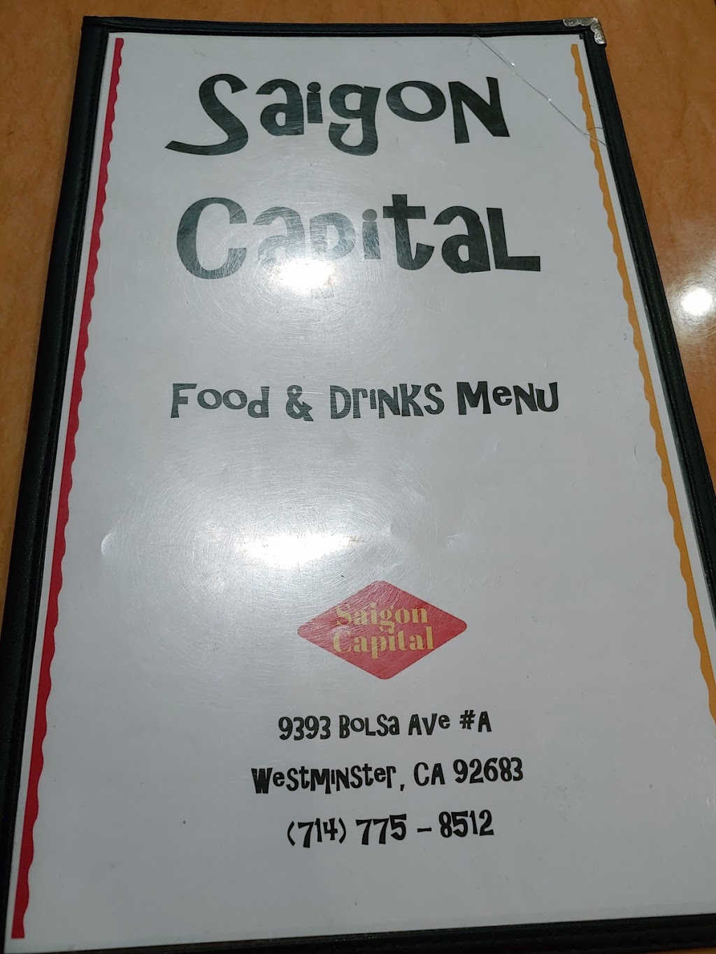Saigon Capital Restaurant | 9393 Bolsa Ave, Westminster, CA 92683 | Phone: (714) 775-8512