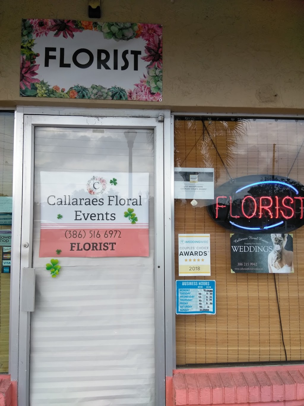 Callaraes Floral Events | 233 Deleon Rd, DeBary, FL 32713, USA | Phone: (386) 516-6972