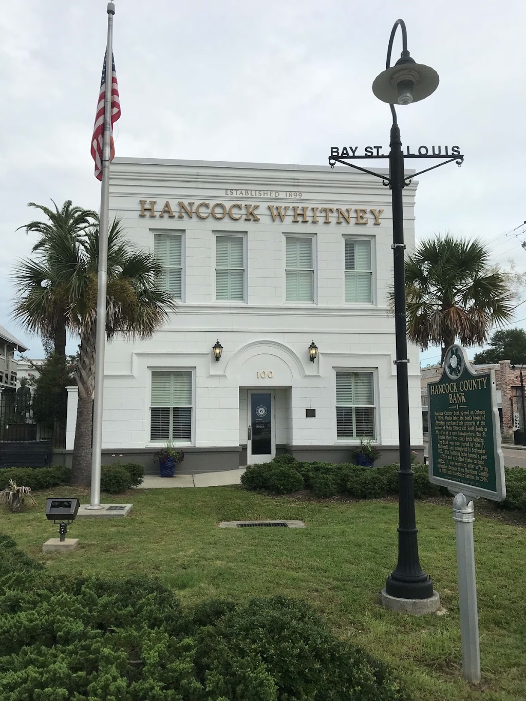 Hancock Whitney Bank | 100 S Beach Blvd, Bay St Louis, MS 39520, USA | Phone: (228) 466-5905