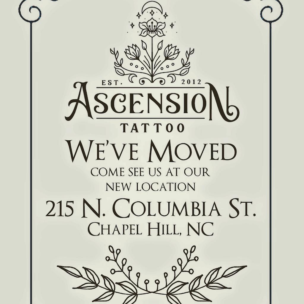 Ascension Tattoo | 215 N Columbia St, Chapel Hill, NC 27514 | Phone: (919) 240-5452