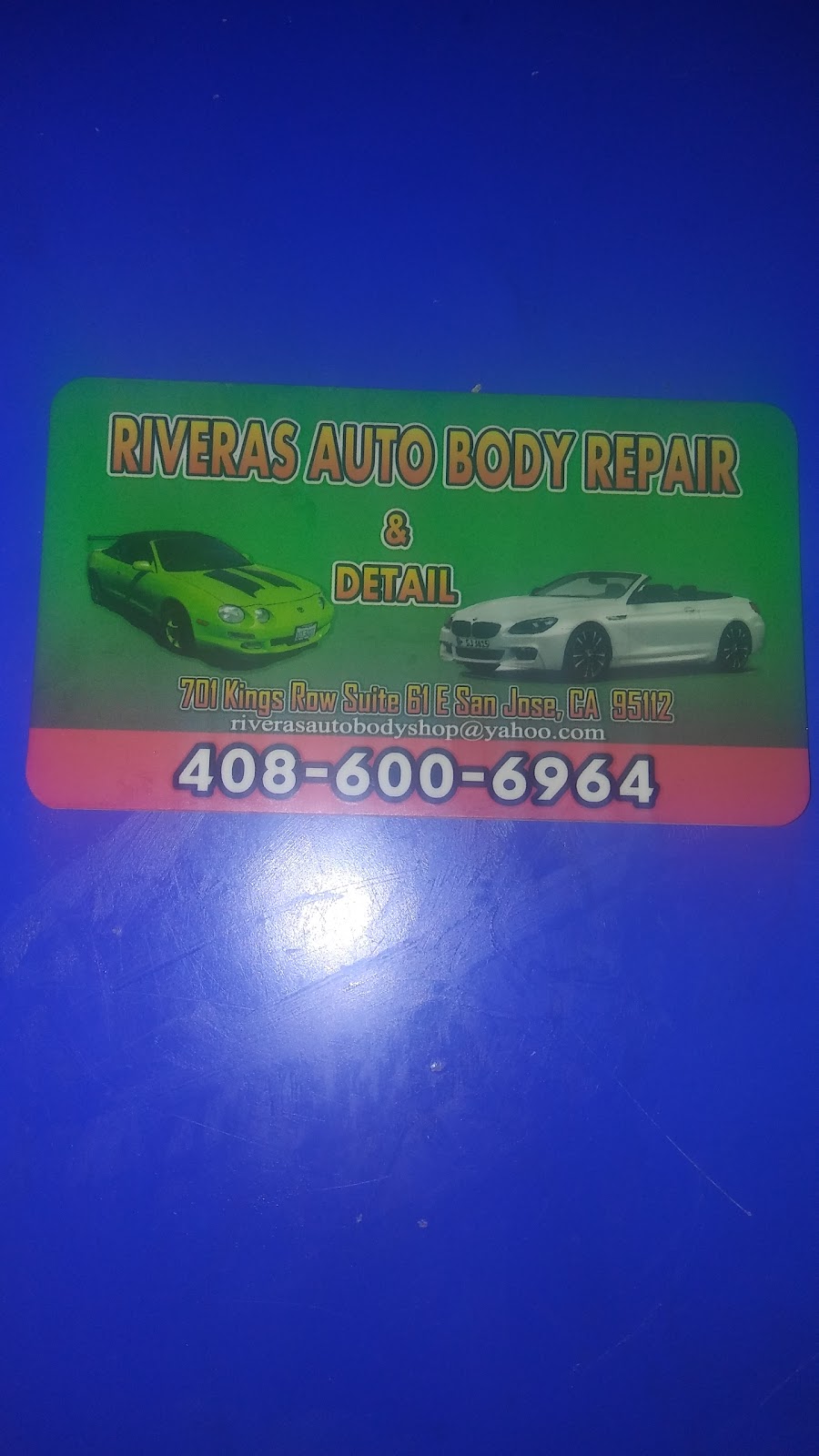 Riveras auto body repair and detail | 701 Kings Row #61e, San Jose, CA 95112, USA | Phone: (408) 600-6964
