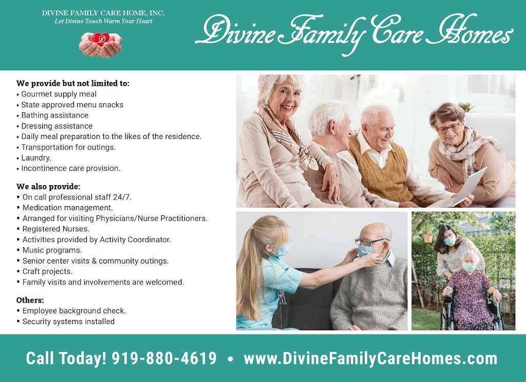 Divine Family Care Homes | 45 Cannady Way, Franklinton, NC 27525, USA | Phone: (919) 880-4619
