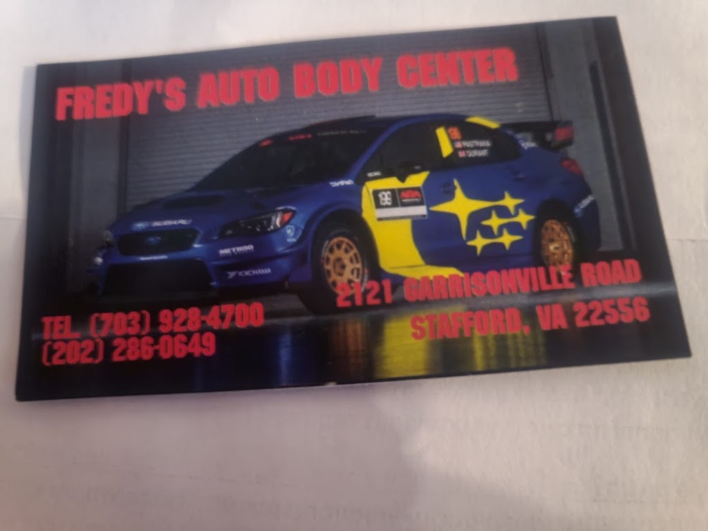 Fredys Auto Body Center | 2121 Garrisonville Rd, Stafford, VA 22556, USA | Phone: (703) 928-4700