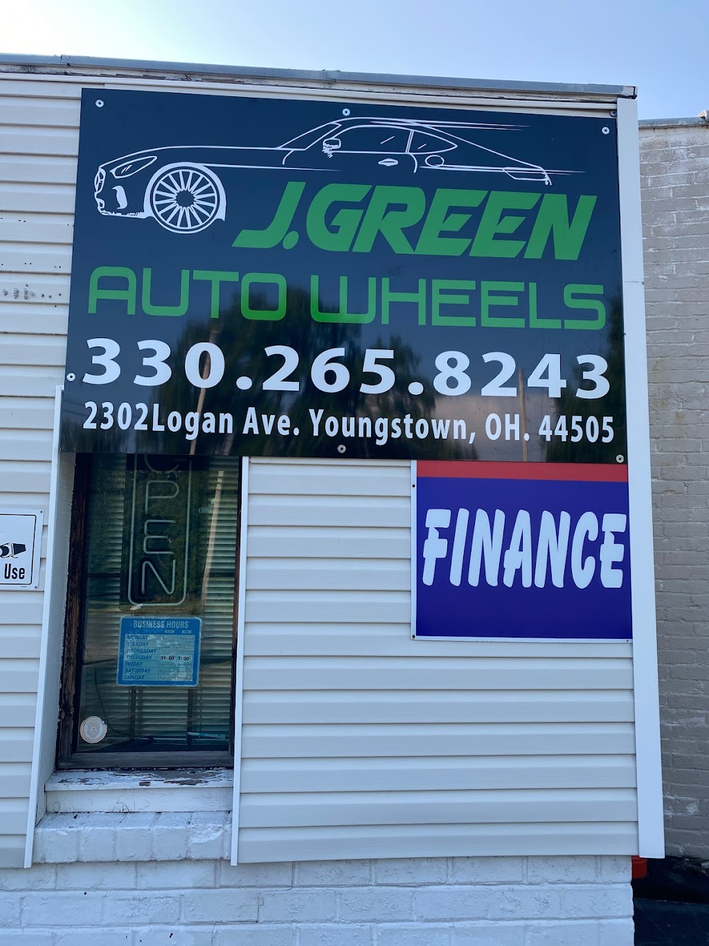 J. Green Auto Wheels | 2302 Logan Ave, Youngstown, OH 44505, USA | Phone: (330) 265-8243