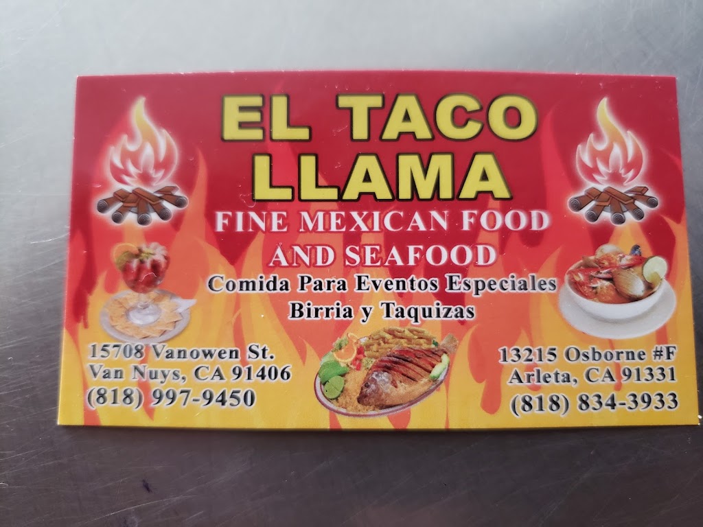 El taco llama | 15708 Vanowen St, Van Nuys, CA 91406, USA | Phone: (818) 997-9450
