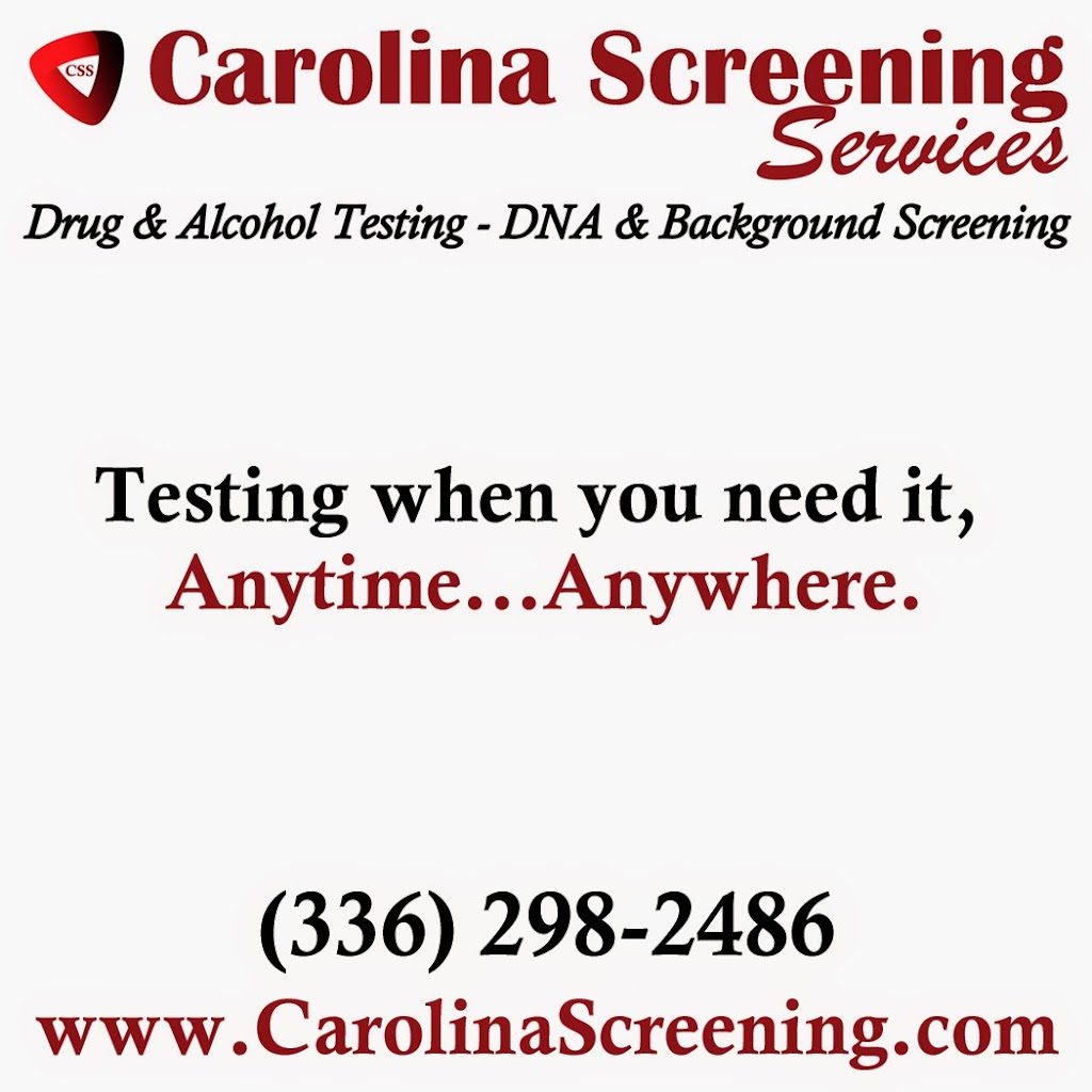 Carolina Screening Services | 7325 W Friendly Ave ste e-2, Greensboro, NC 27410, USA | Phone: (336) 298-2486