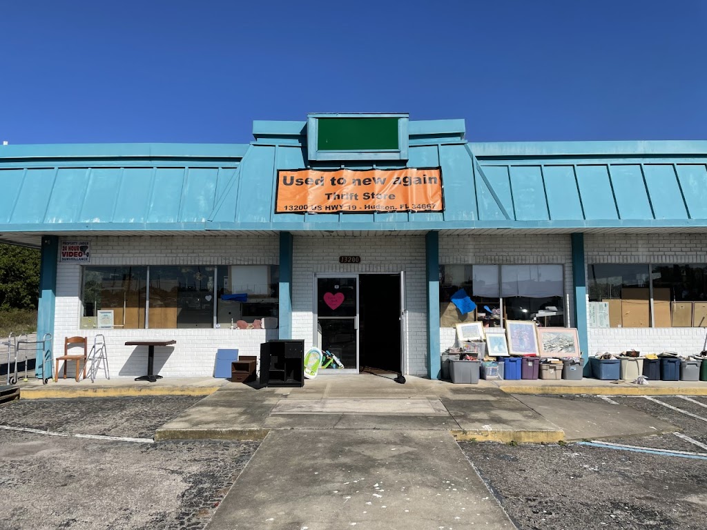 Used To New Again Thrift Store | 13200 US-19, Hudson, FL 34667, USA | Phone: (727) 380-1195