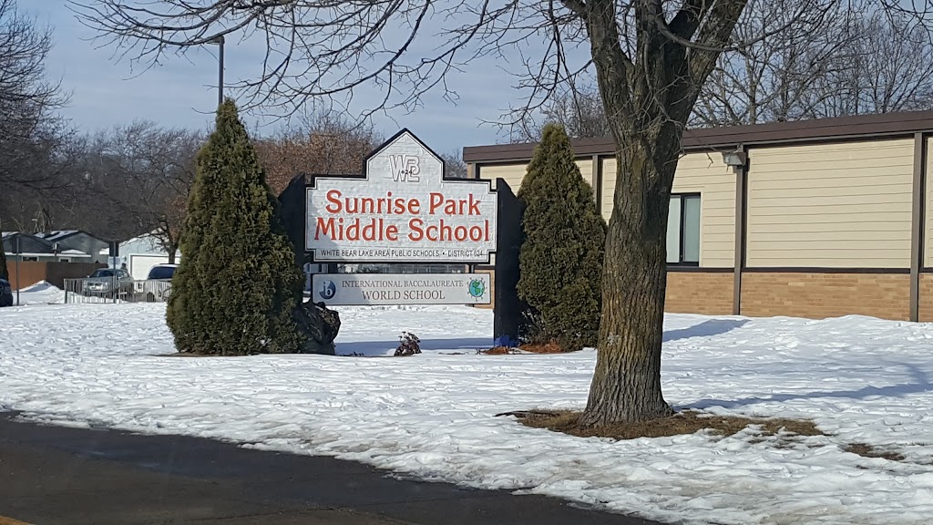 Sunrise Park Middle School | 2399 Cedar Ave, White Bear Lake, MN 55110 | Phone: (651) 653-2700