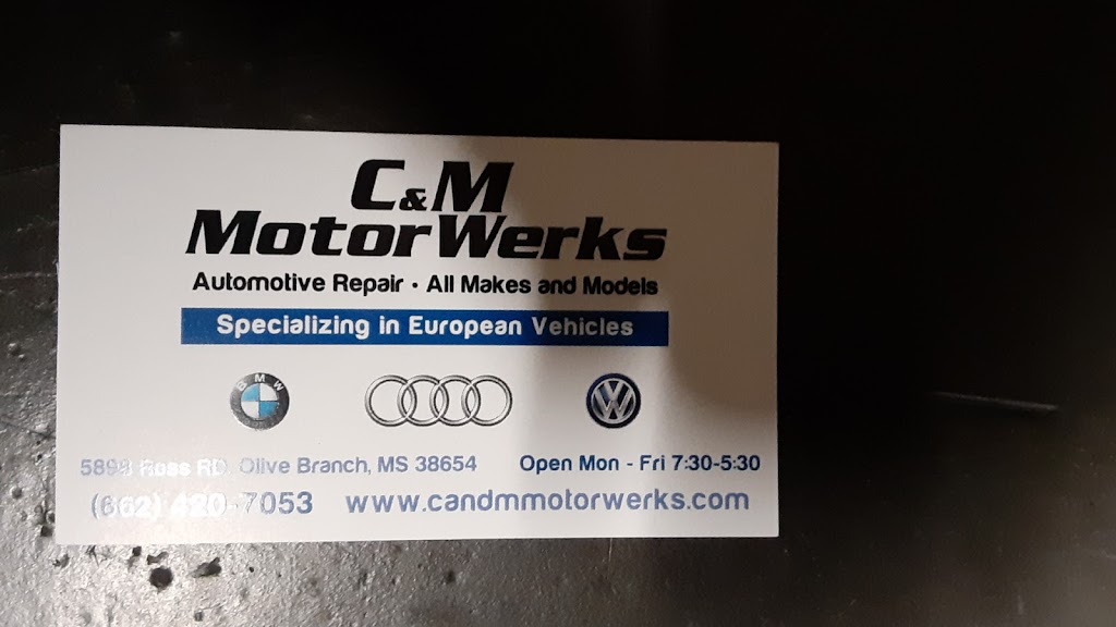 C&M Motorwerks | 5898 Ross Rd, Olive Branch, MS 38654, USA | Phone: (662) 420-7053