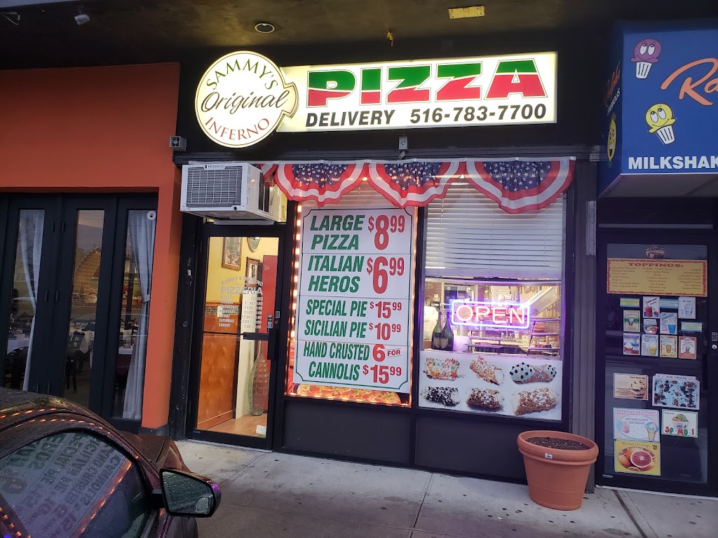 Sammys Original Pizza Inferno | 4121, 495 Newbridge Rd, East Meadow, NY 11554, USA | Phone: (516) 783-7700