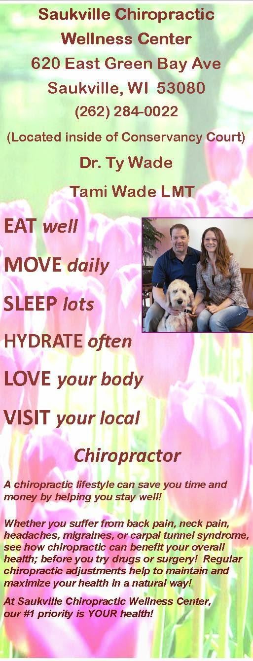 Saukville Chiropractic Wellness Center | 620 E Green Bay Ave #104, Saukville, WI 53080, USA | Phone: (262) 284-0022