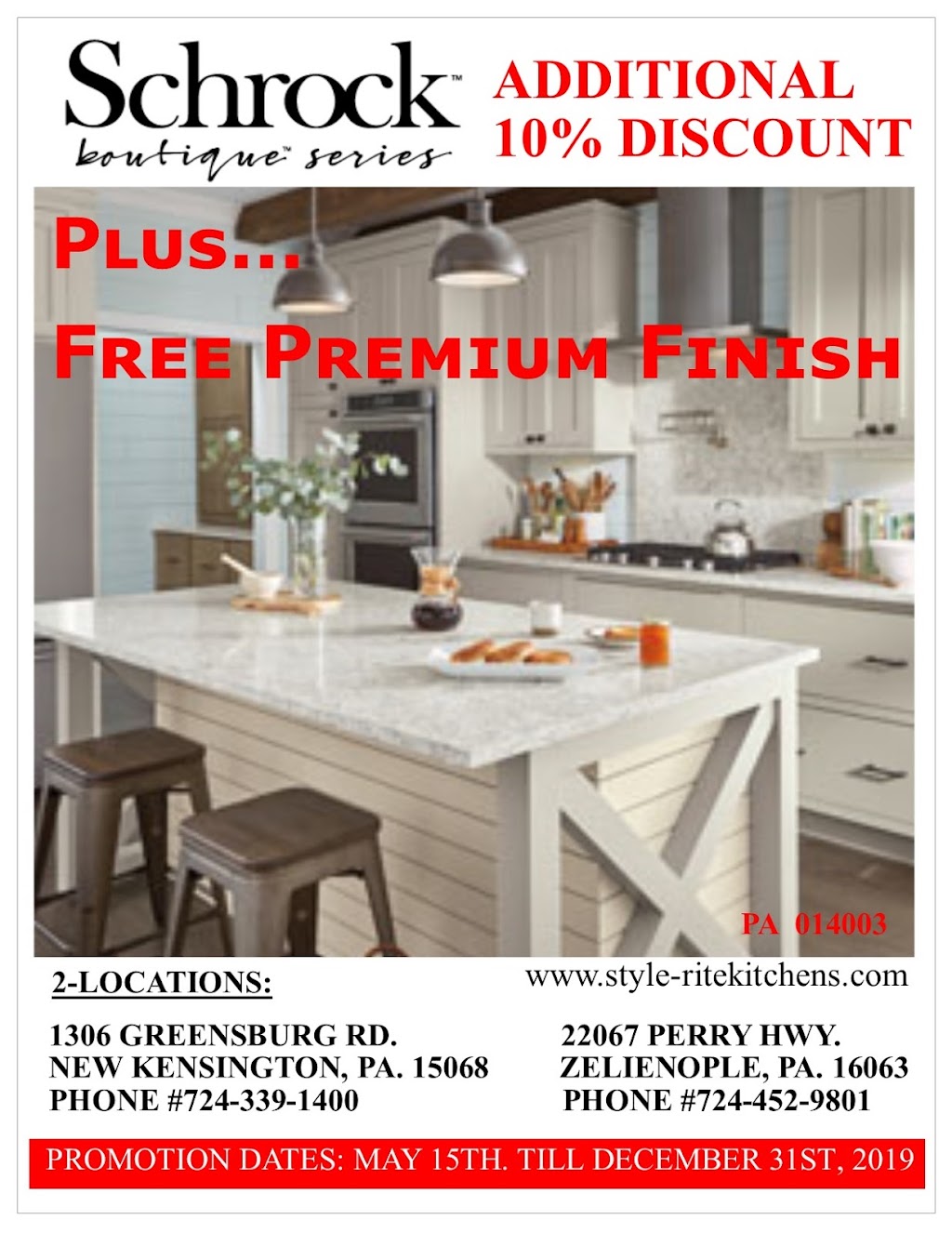 Style-Rite Kitchens | 22067 Perry Hwy, Zelienople, PA 16063, USA | Phone: (724) 452-9801