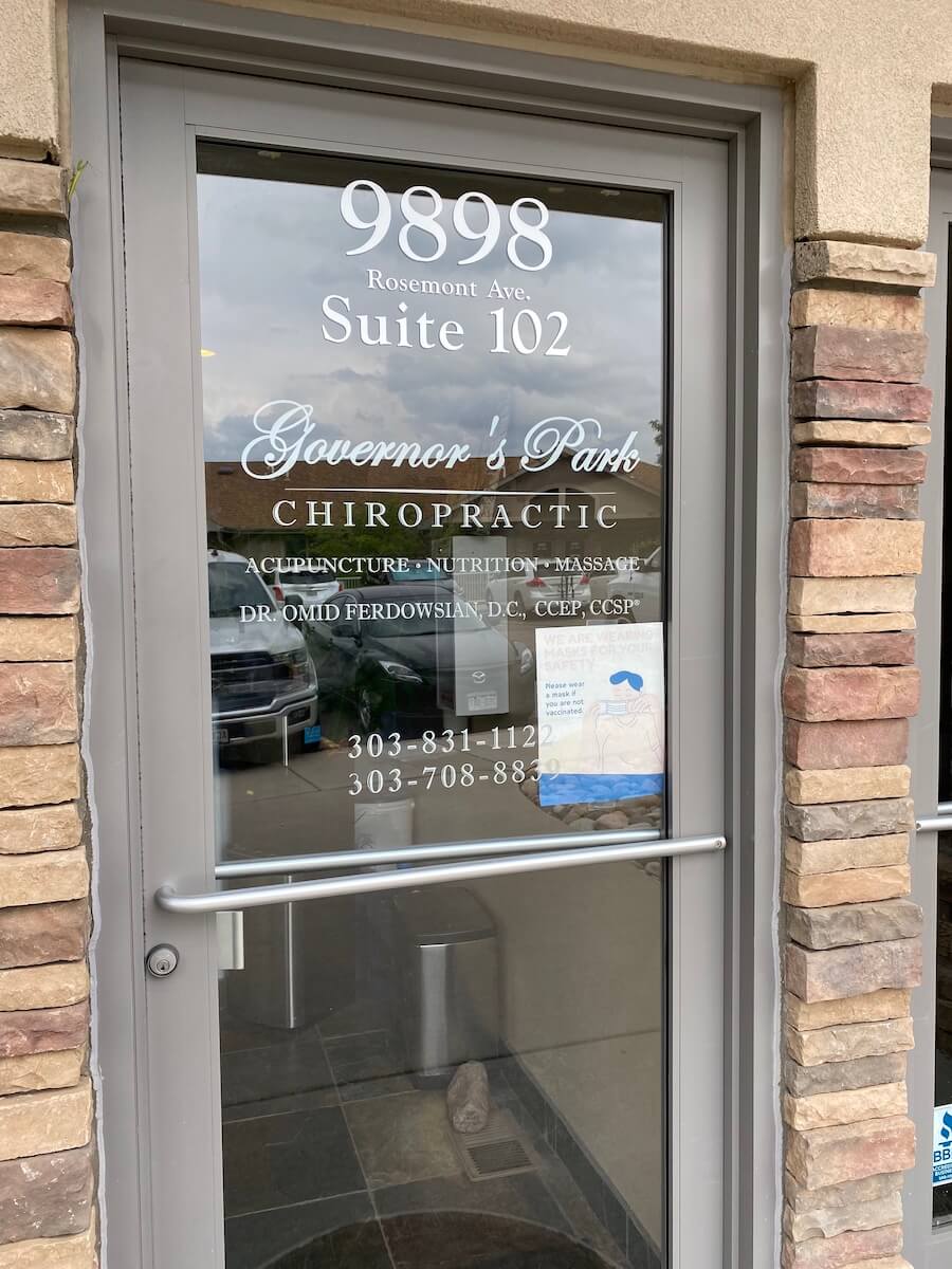 Governors Park Chiropractic - Chiropractors in Lone Tree | 9898 Rosemont Ave #102, Lone Tree, CO 80124, USA | Phone: (303) 708-8839