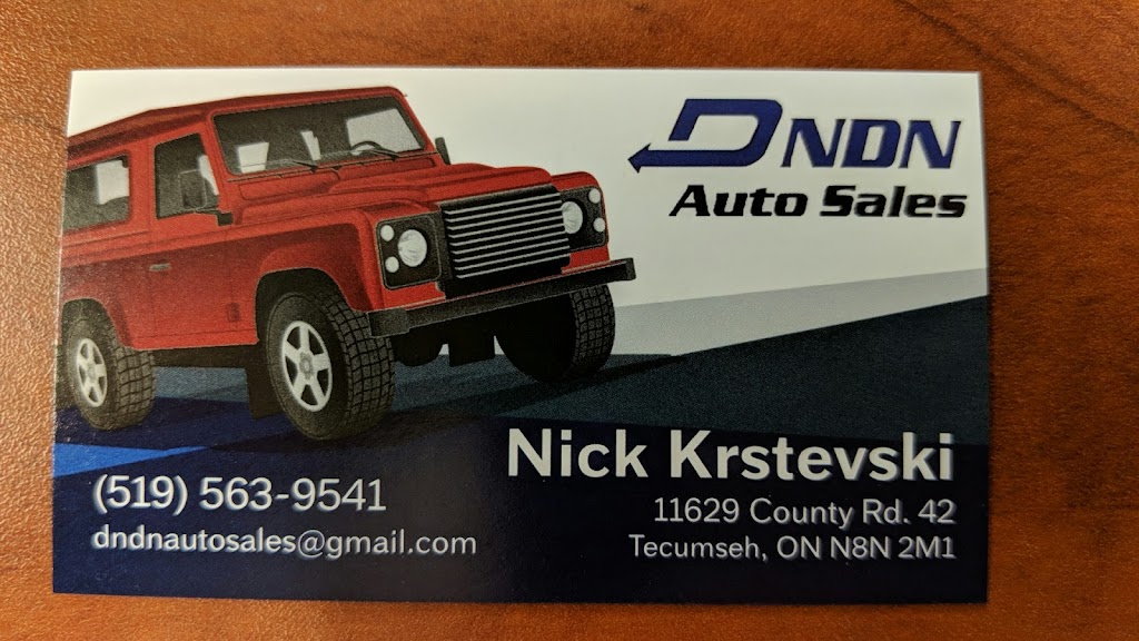 DNDN Auto Sales | 11641 County Rd 42, Tecumseh, ON N8N 2M1, Canada | Phone: (519) 563-9541