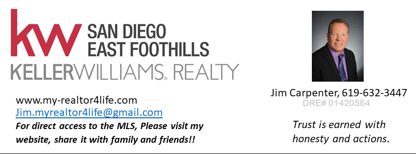 Jim Carpenter Realtor | 1030 Fletcher Pkwy, El Cajon, CA 92020, USA | Phone: (619) 632-3447