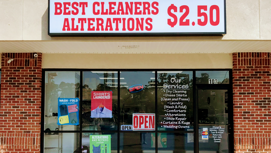 Best Cleaners | 100 Gateway Cir #103, St Johns, FL 32259, USA | Phone: (904) 460-2533
