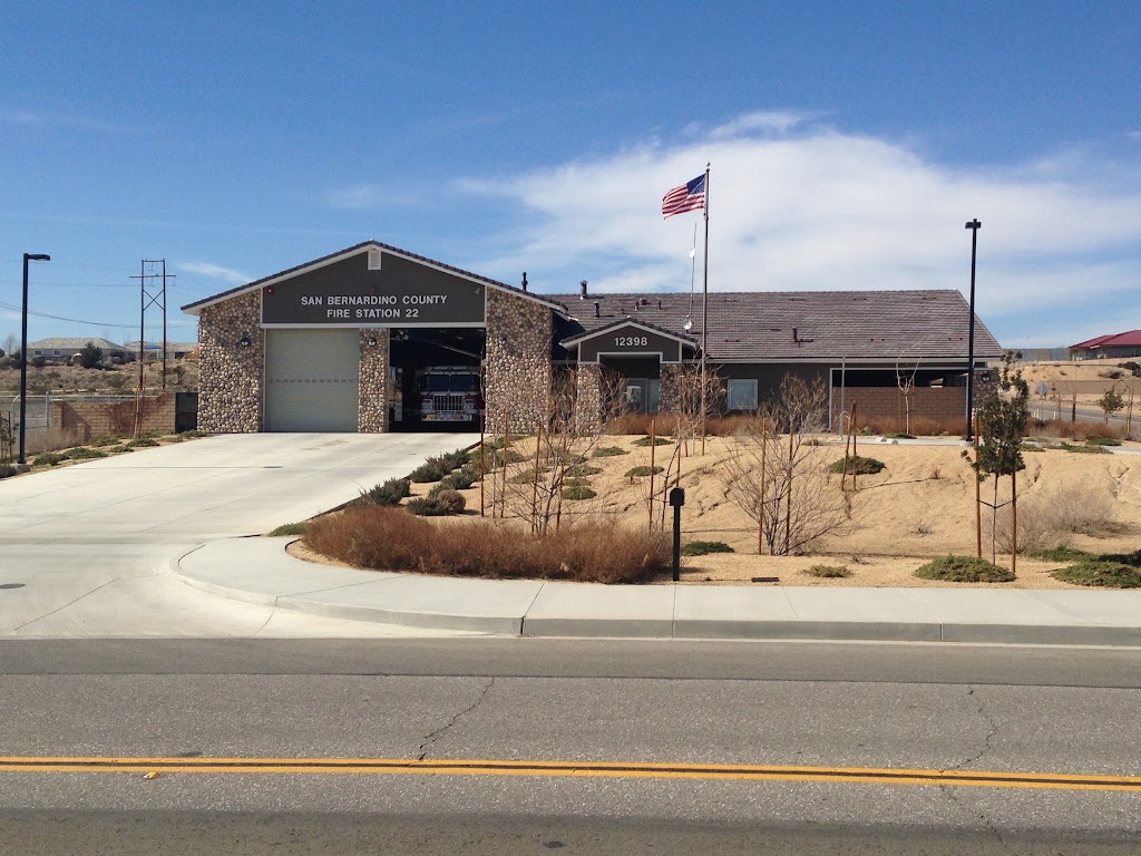 San Bernardino County Fire Station 22 | 12398 Tamarisk Rd, Victorville, CA 92395, USA | Phone: (760) 245-1100