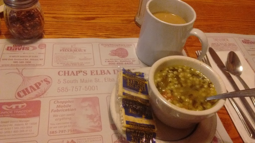 Chaps Elba Diner , catering and bakery | 5 S Main St, Elba, NY 14058, USA | Phone: (585) 757-5001