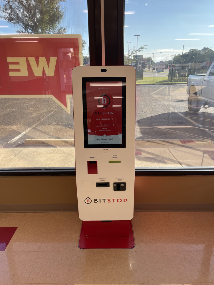 Bitstop Bitcoin ATM | 416 TN-3, Covington, TN 38019 | Phone: (855) 524-8786