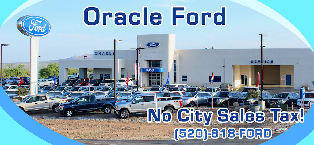 Oracle Ford, Inc. | 3950 AZ-77, Oracle, AZ 85623, USA | Phone: (520) 818-3673