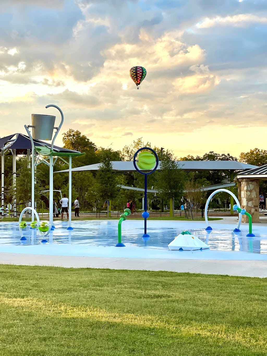 Prestwyck Park - Splash Pad | 1617 Prestwick Hollow Dr, McKinney, TX 75071, USA | Phone: (972) 547-7480