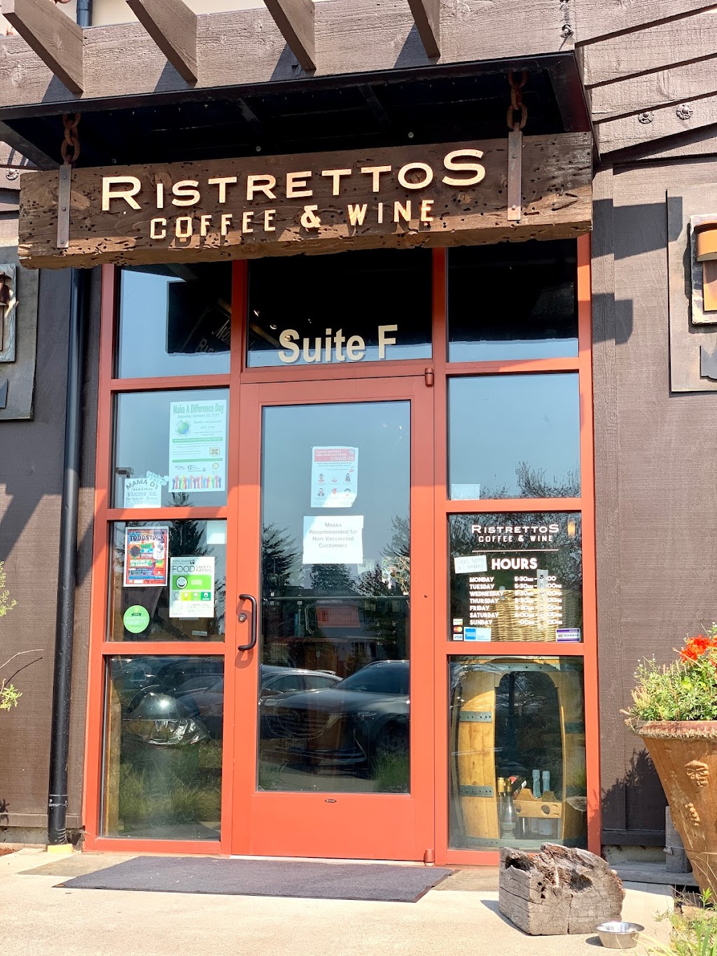 Ristrettos Coffee & Wine | 27203 216th Ave SE, Maple Valley, WA 98038, USA | Phone: (425) 433-6455